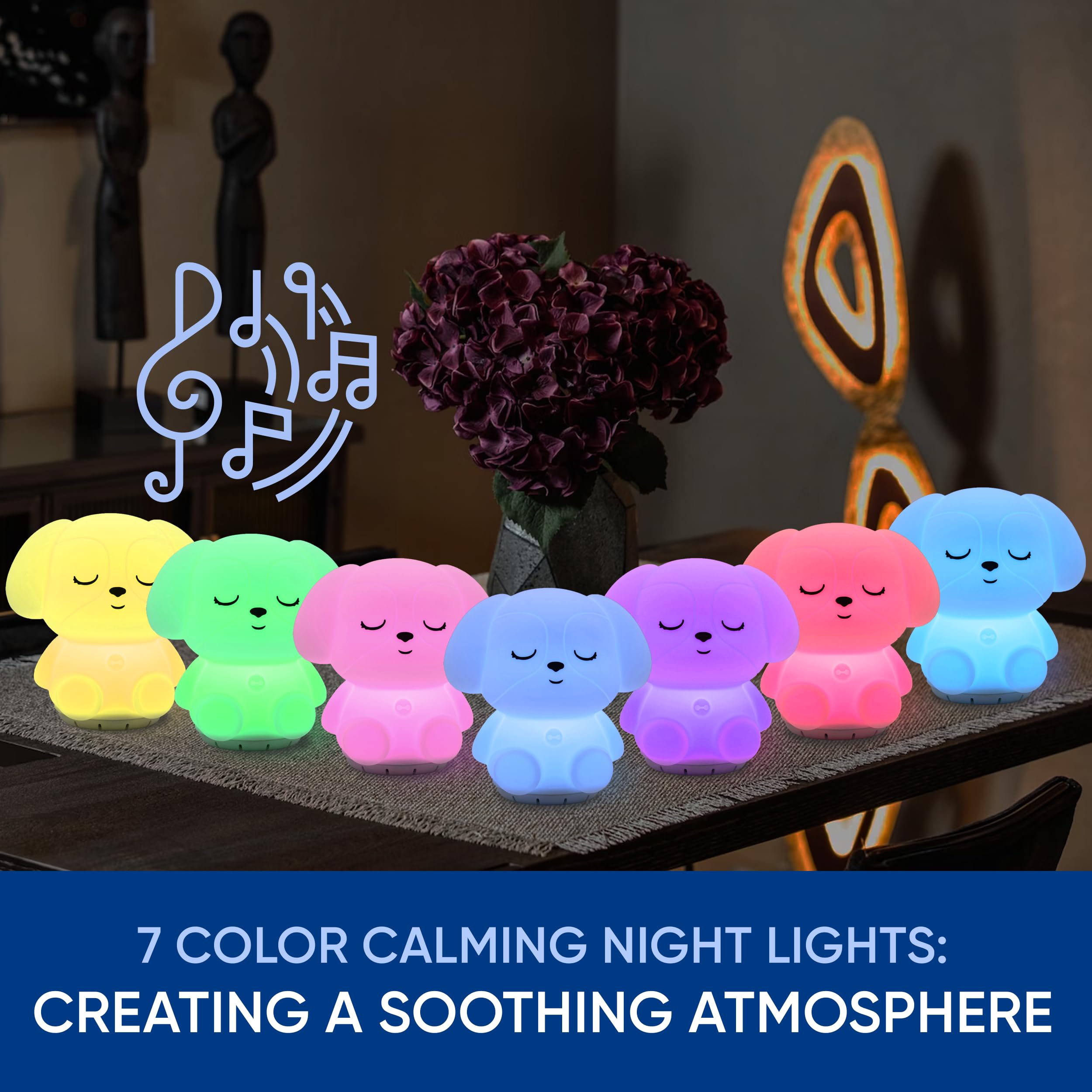 RAINLAX Breathing Puppy helps kids and adults calm feelings with breathing.