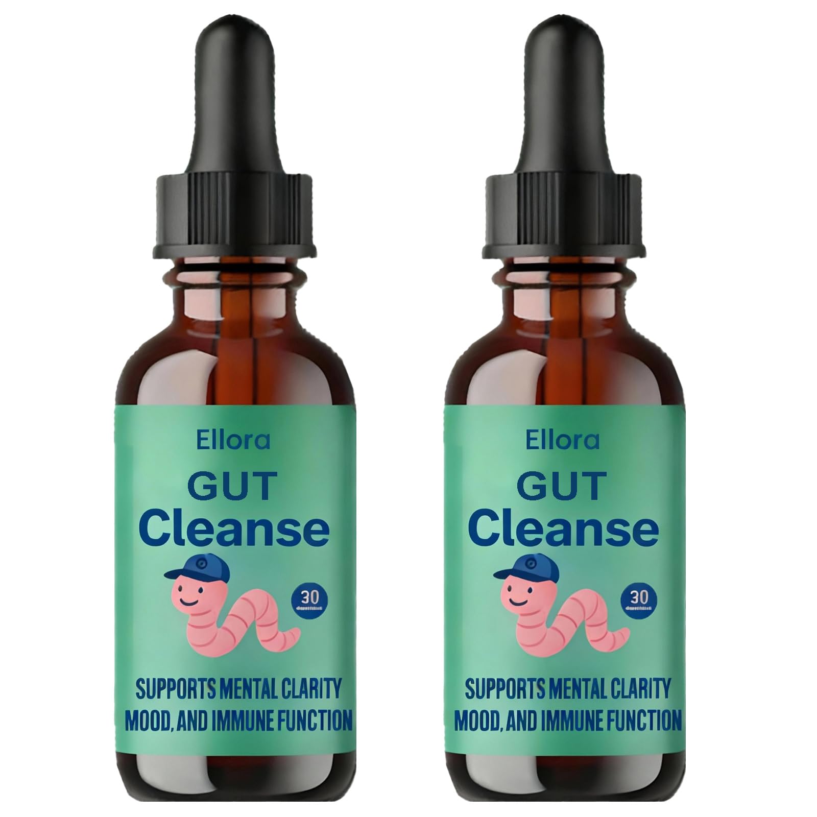 Raipult Ellora Gut Cleanse Drops bottle for daily digestive balance.