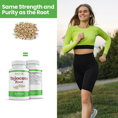 Raiz DE Tejocote root energy and metabolism theme for natural stamina.