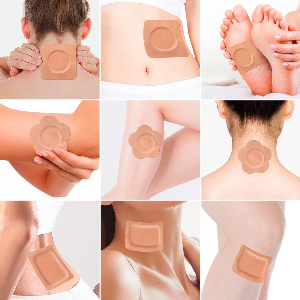 RAJOSEE castor oil pack rounded corners and flexible fabric for movement