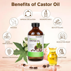 RAJOSEE castor oil pack self-adhesive wrap securely holds the pack in place