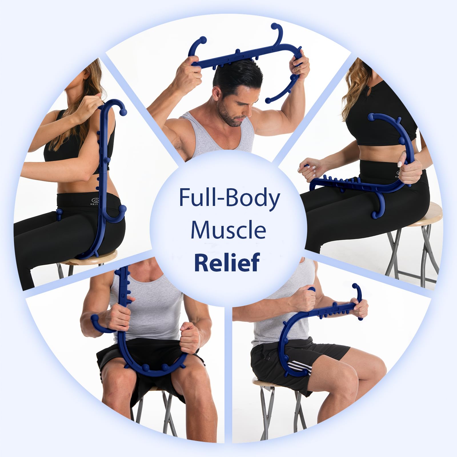 Ranarose compact massager fits in a bag for on-the-go relief