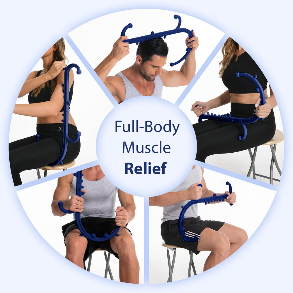 Ranarose compact massager fits in a bag for on-the-go relief