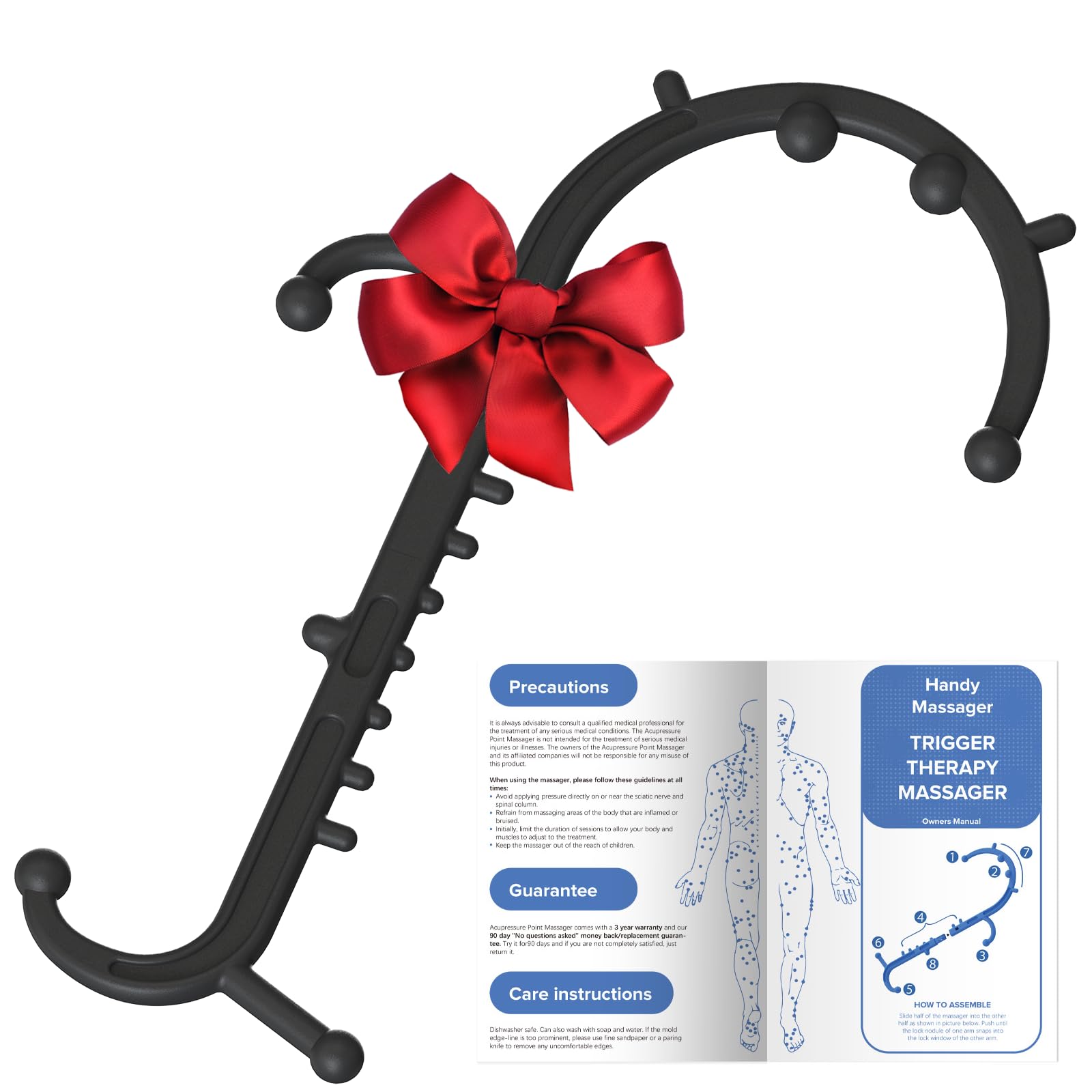 Ranarose Deep Tissue Massager back view for targeted relief.