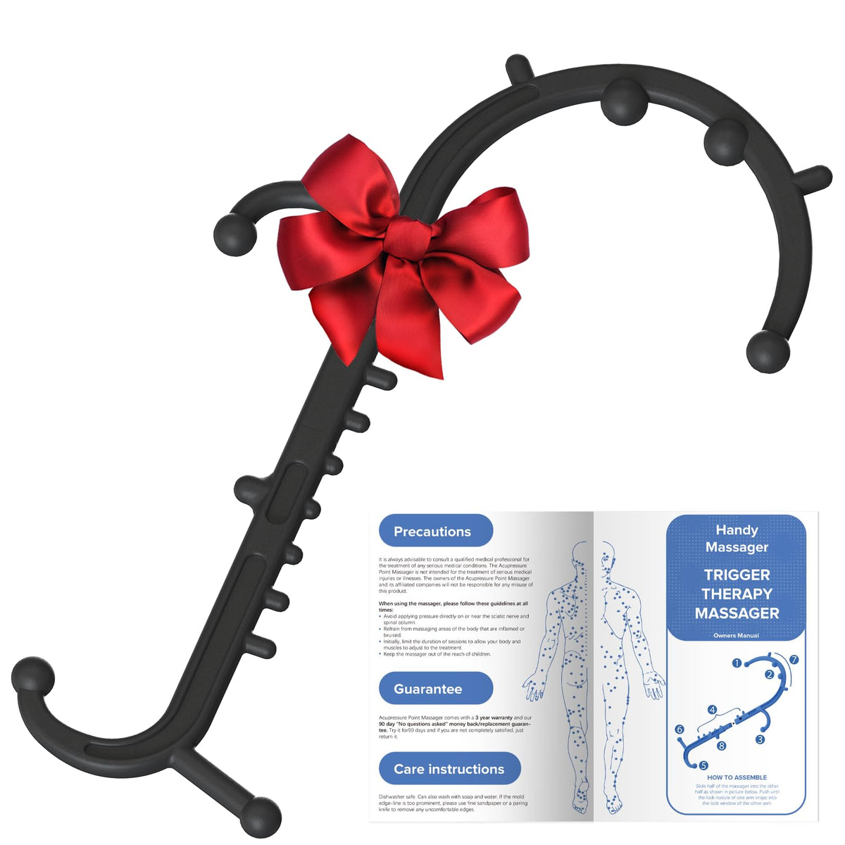 Ranarose Deep Tissue Massager back view for targeted relief.