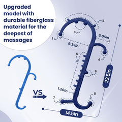 Ranarose eco-friendly materials back massager shows BPA-free materials for safe daily use