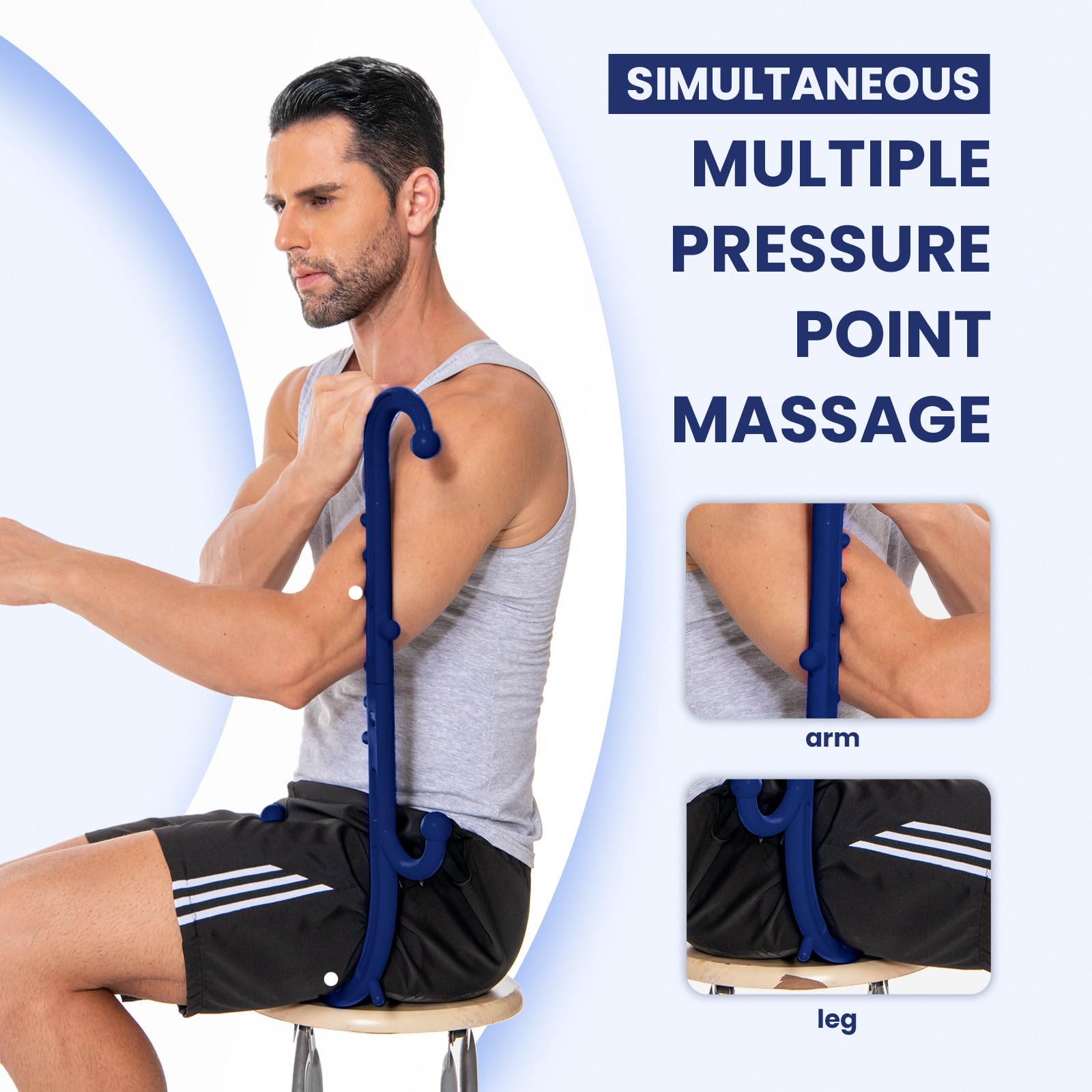 Ranarose stick-massager ready for office, gym, or car sessions