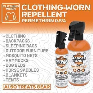 Applying Ranger Ready P2Pak on clothing for fabric protection