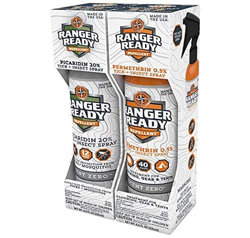 Pet safety note indicating Permethrin suitability for dogs and horses with Ranger Ready P2Pak
