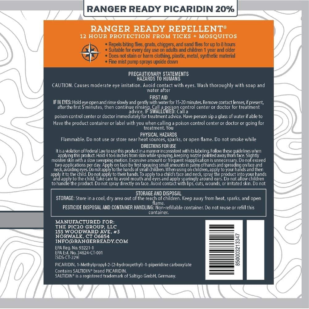 Two-pack Ranger Ready P2Pak for family outdoor protection