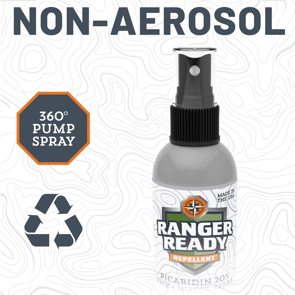 Ranger Ready travel size 3-4 oz bottle for easy packing during trips.