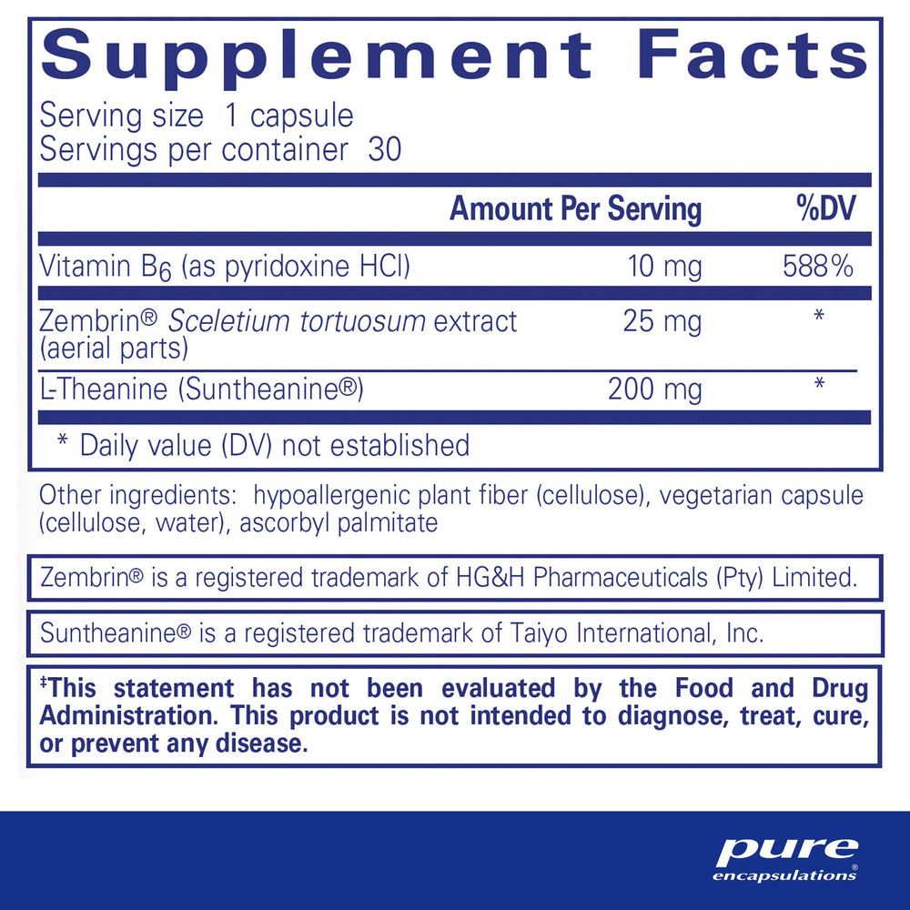 Rapid Calm capsules closeup highlighting precise dosage for on-demand calm during busy days.
