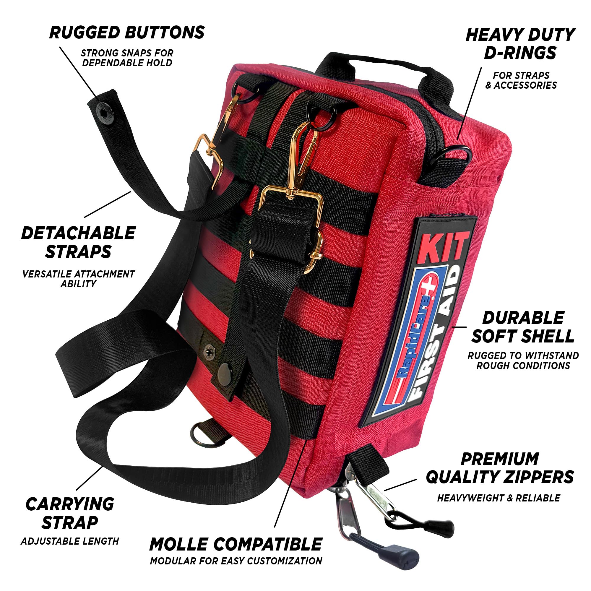 Rapid Care splint is ready to immobilize injuries while seeking help.