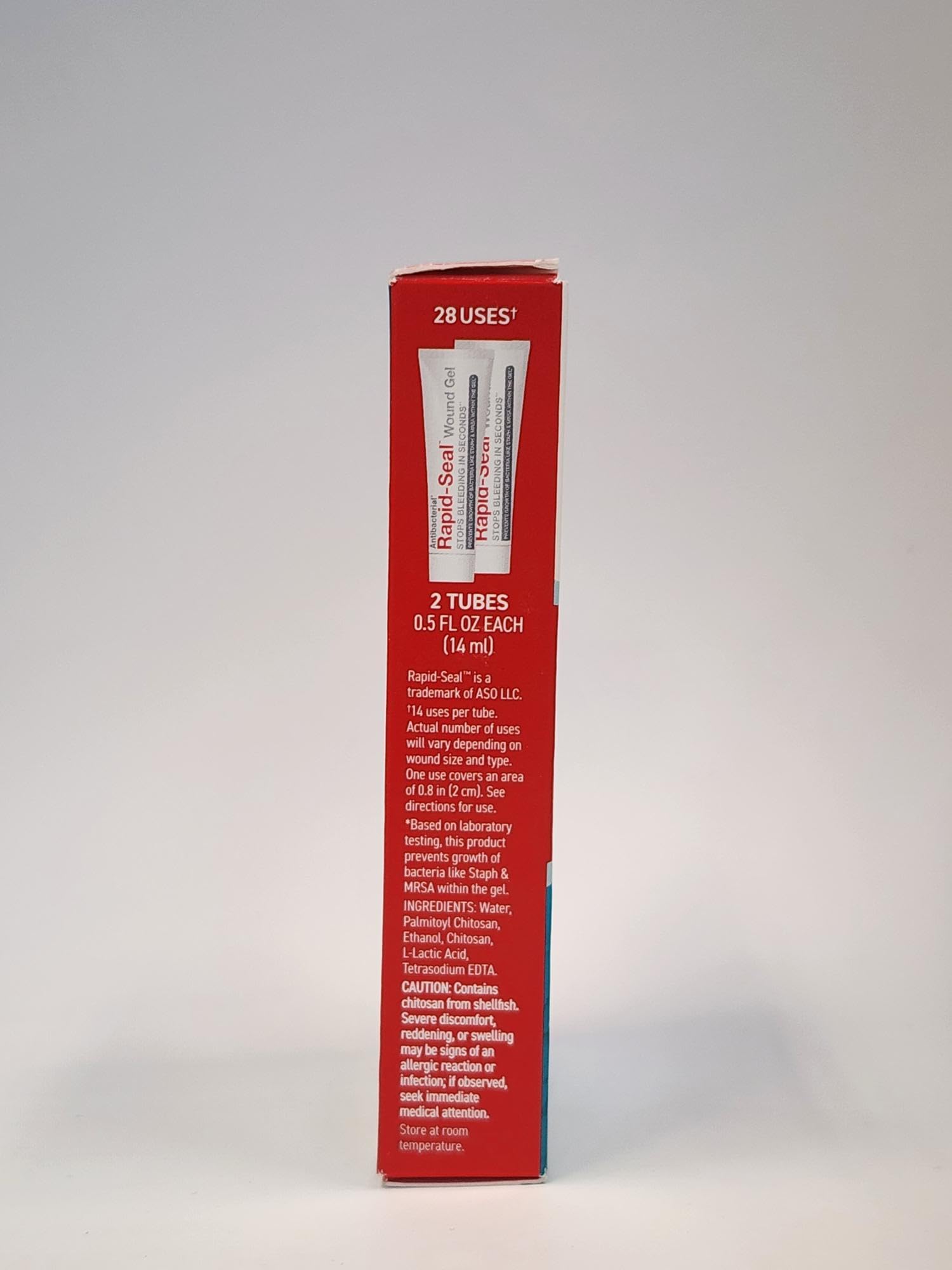 Rapid-Seal Wound Gel in an emergency kit for quick aid