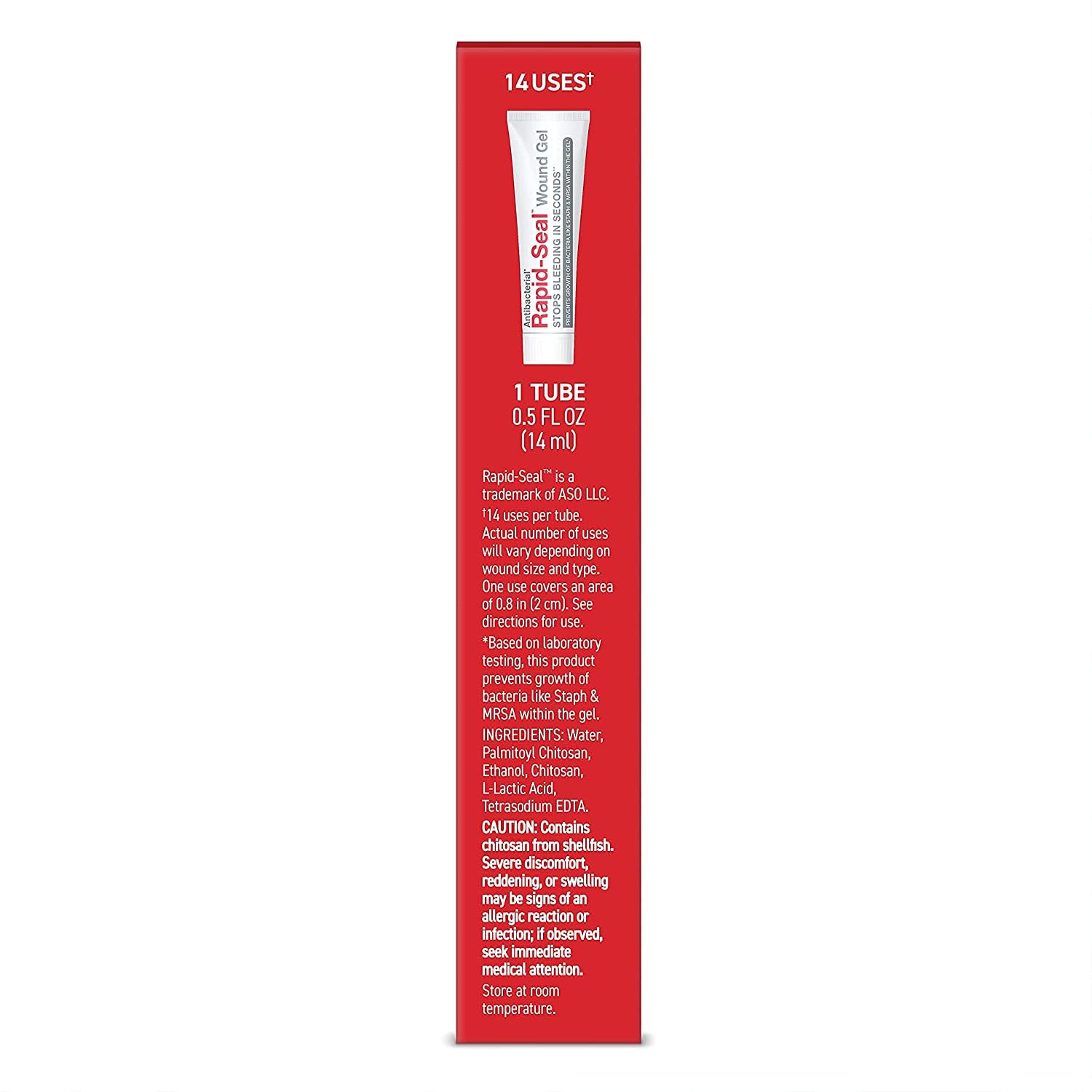 Rapid-Seal Wound Gel tube cap features secure dispensing