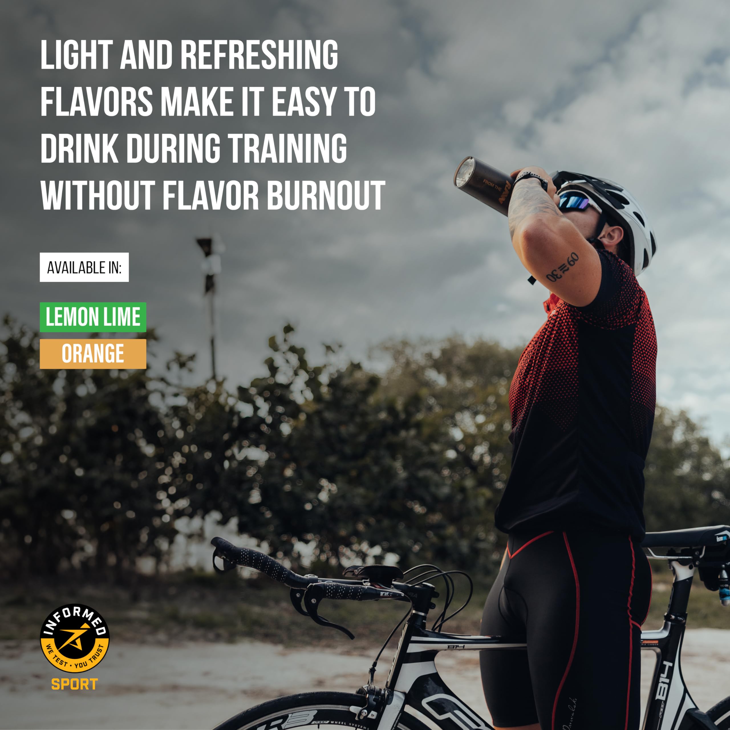 RAW Fuel Endurance label emphasizes no artificial flavors for clean fueling.