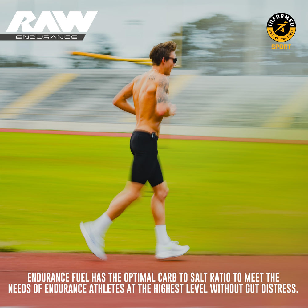 Shaker with RAW Fuel Orange Endurance mixed for an on-the-go drink.