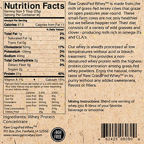 Raw Organic Whey high-protein powder supports recovery with naturally occurring BCAAs for meals.