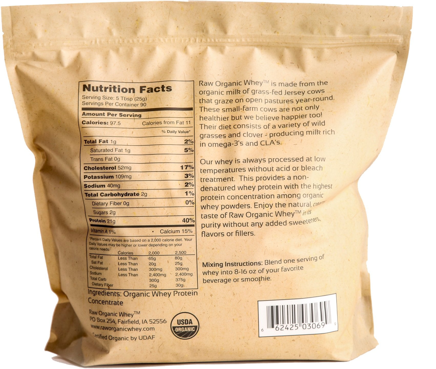 Raw Organic Whey jersey cows pasture highlighting grass-fed origins
