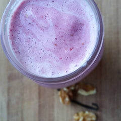 Ingredient panel shows 1 ingredient, no fillers, for Raw Organic Whey.