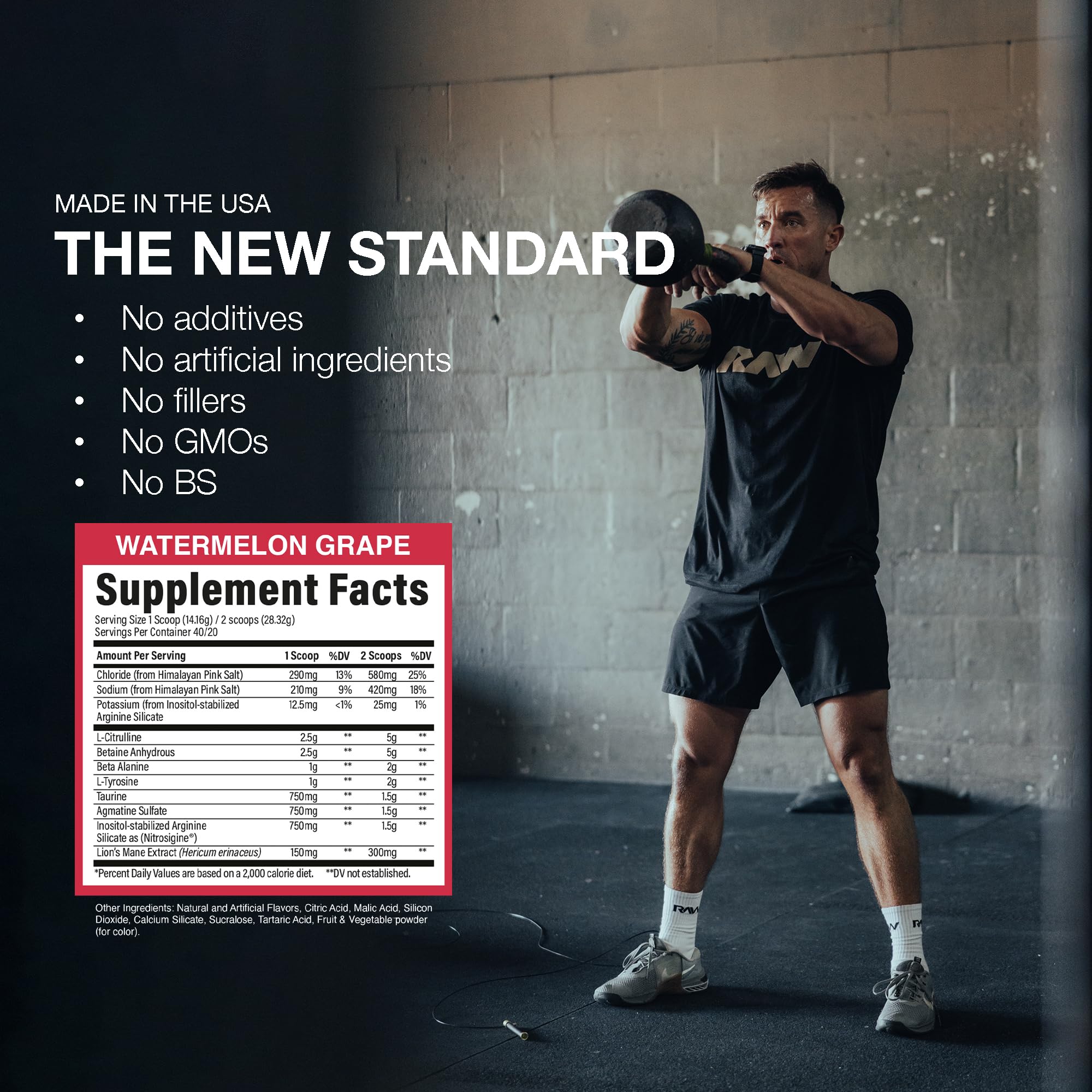 RAW Pump Stim Free Pre-Workout lifestyle usage during workouts