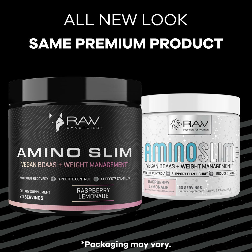 RAW Synergies Amino Slim shaker mix shows easy blending for on-the-go nutrition