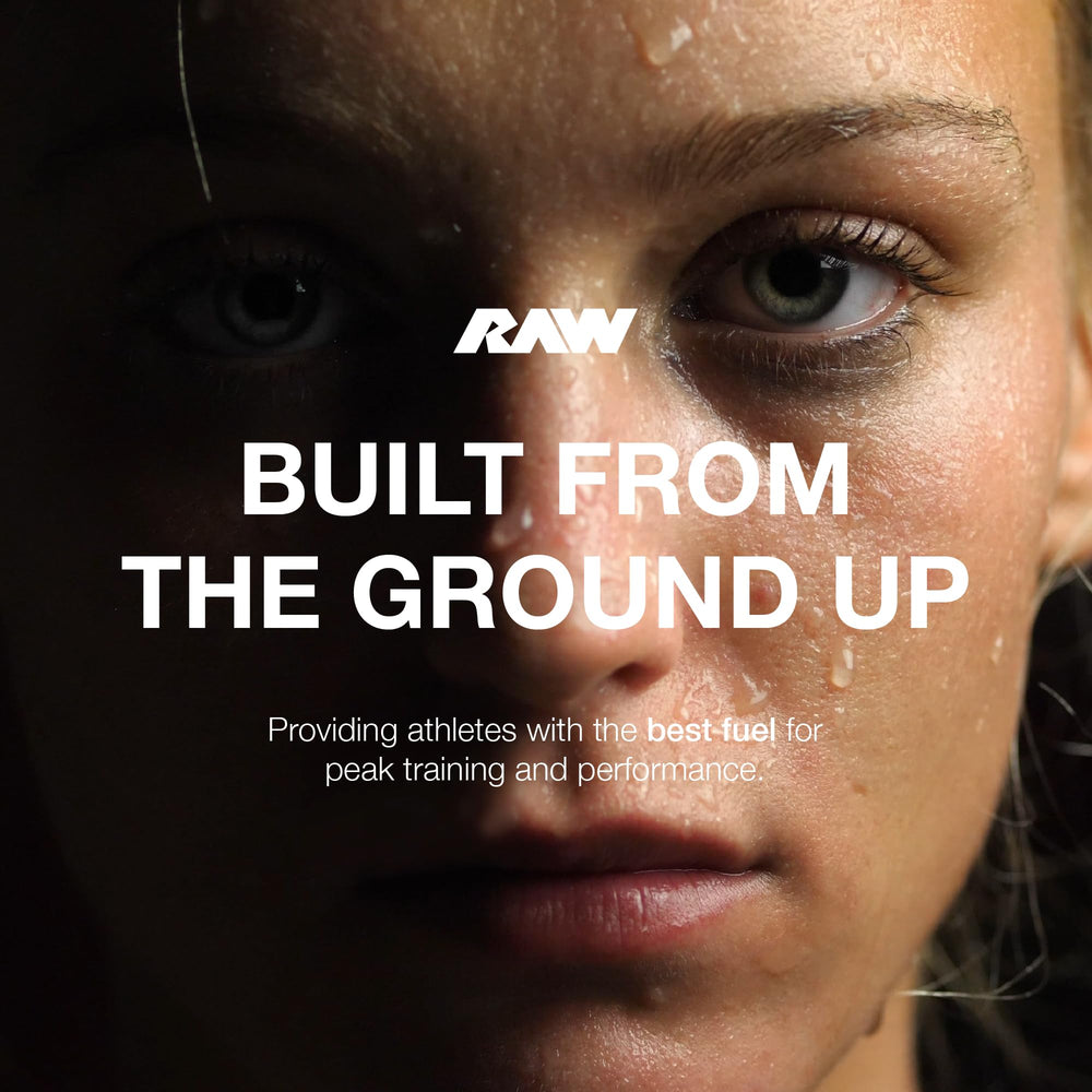 RAW Thavage tropical flavor pour over ice water for a cool boost.