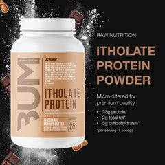 RAW scoop demonstrates fast mixability and convenient daily protein intake