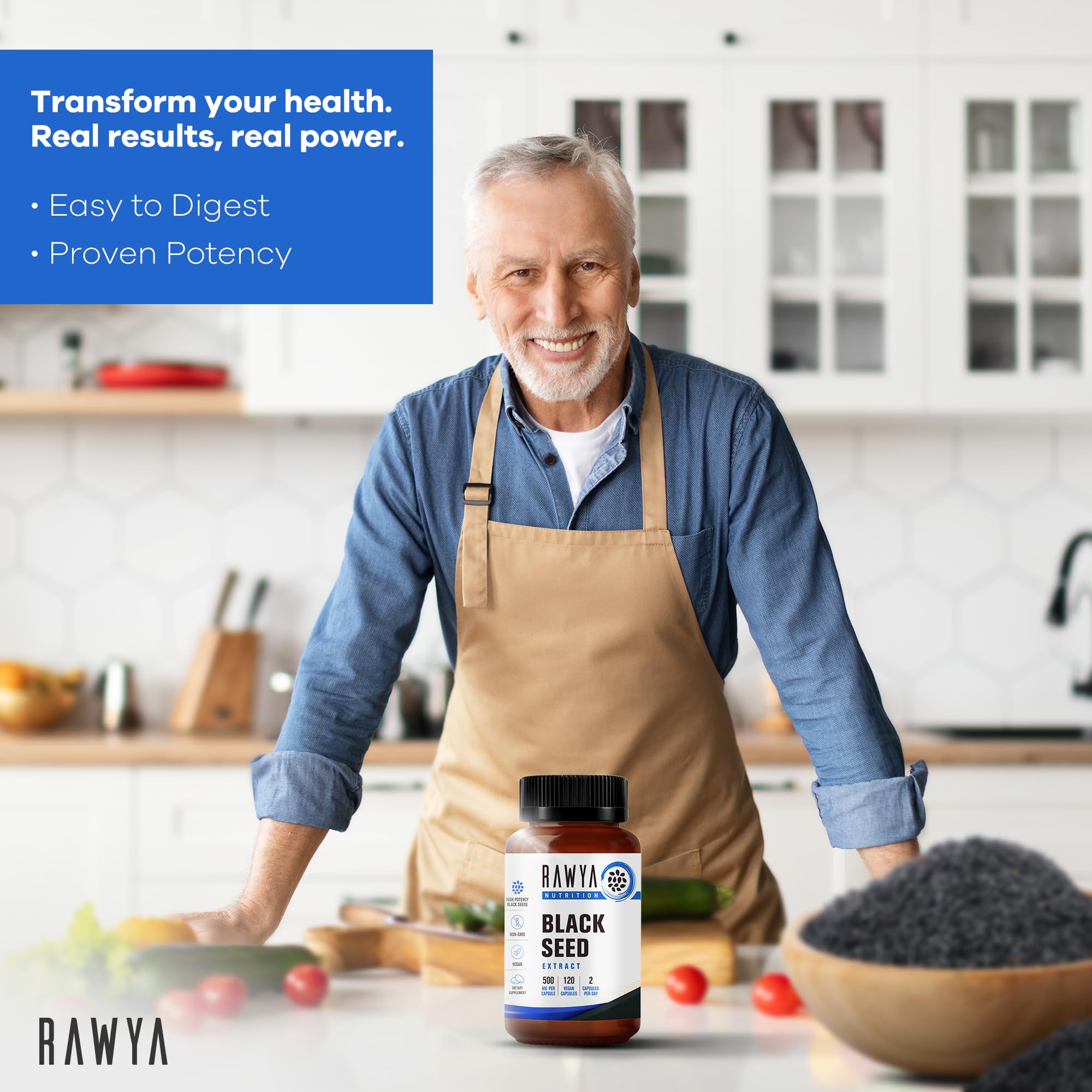 RAWYA halal vegan label emphasizes clean, plant-based supplement