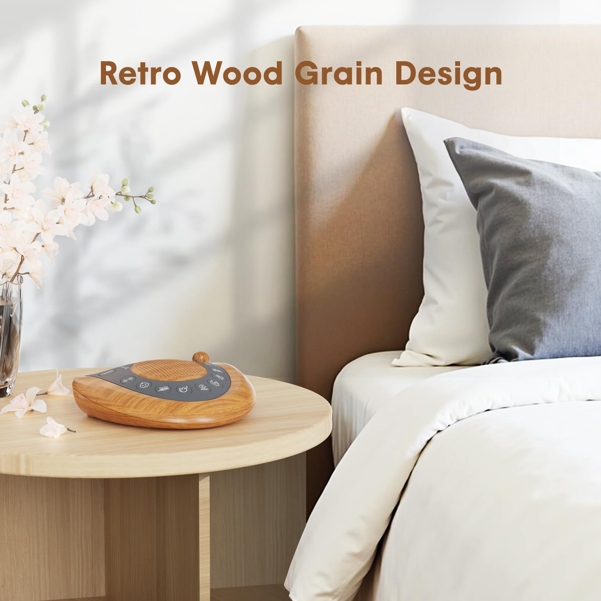 Raynic noise machine is compact and travel-ready for home or on the go.