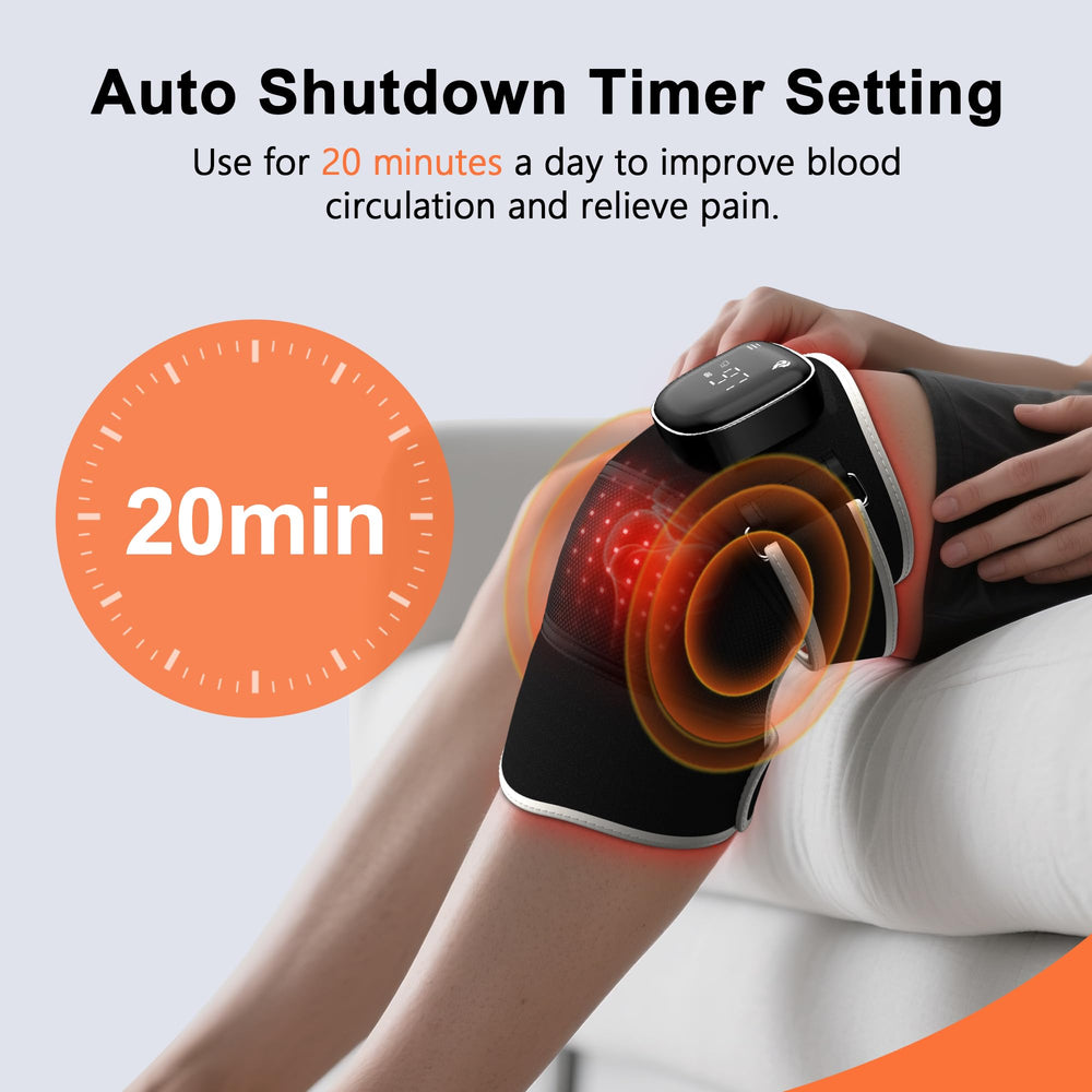 Rayocon five vibration levels offer targeted kneecap massage options.