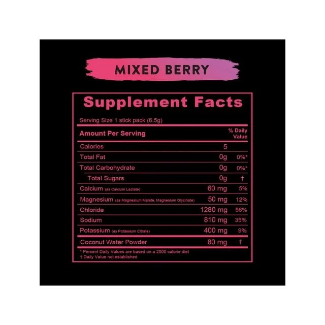 Re-Lyte Mixed Berry packaging front highlights 15 servings and clean ingredient ethos.