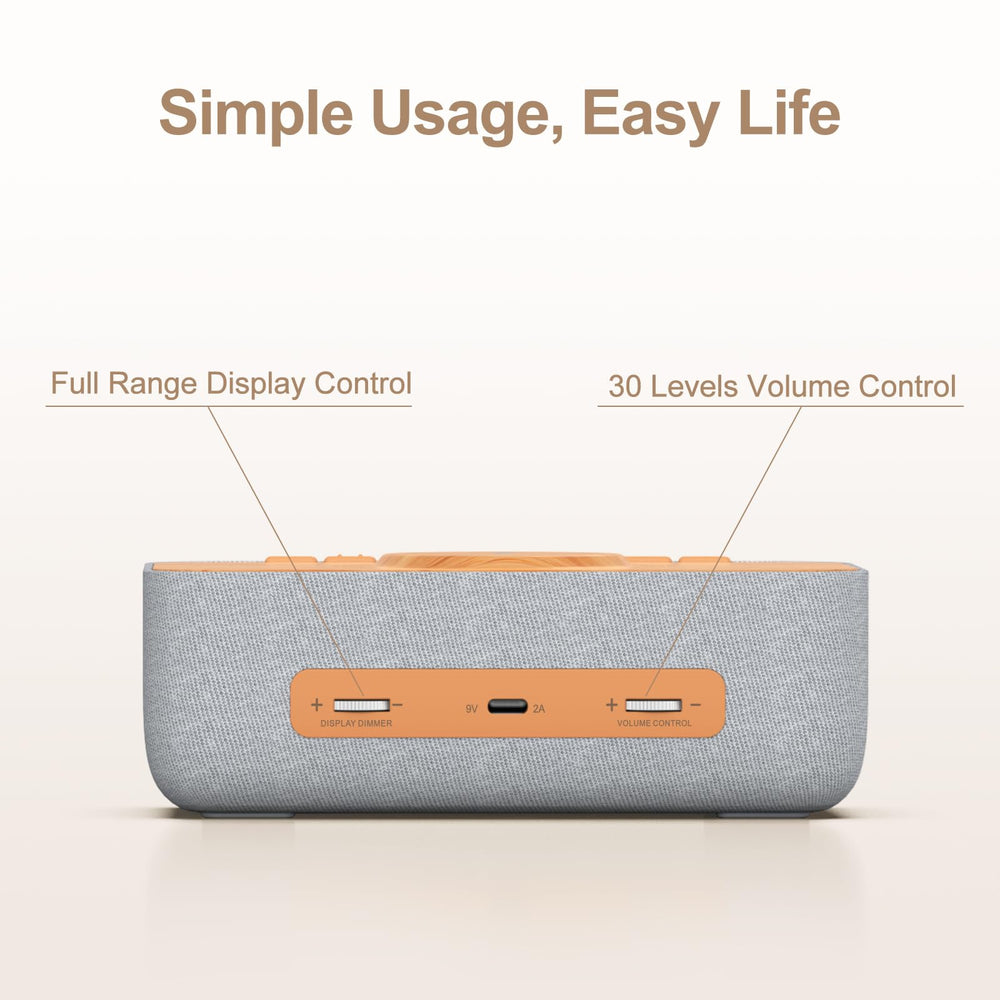 REACHER gradual wake supports gentle morning routines.