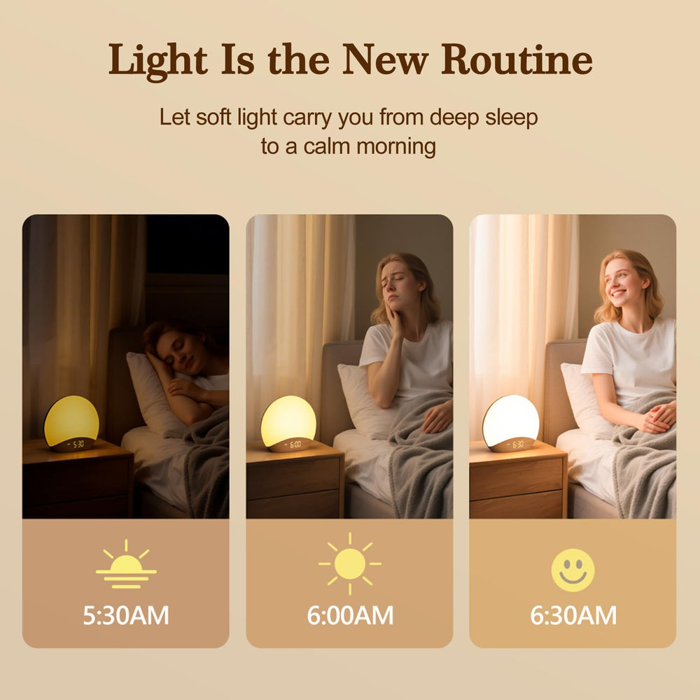 REACHER sound machine nightlight with 26 sleep sounds to help you drift off.