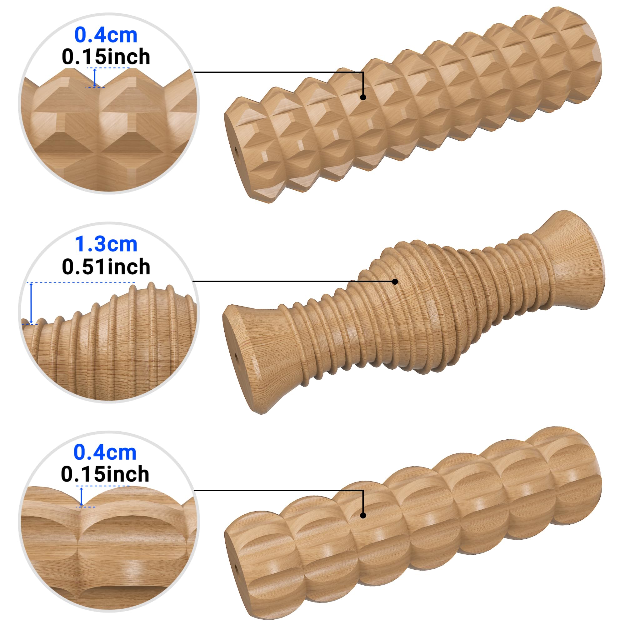 READAEER Foot Roller targets acupressure points for gentle reflexology.