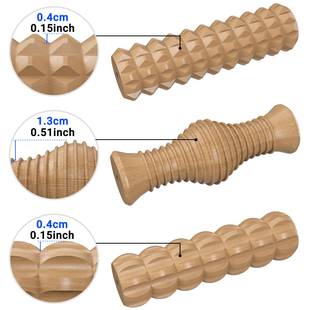 READAEER Foot Roller targets acupressure points for gentle reflexology.
