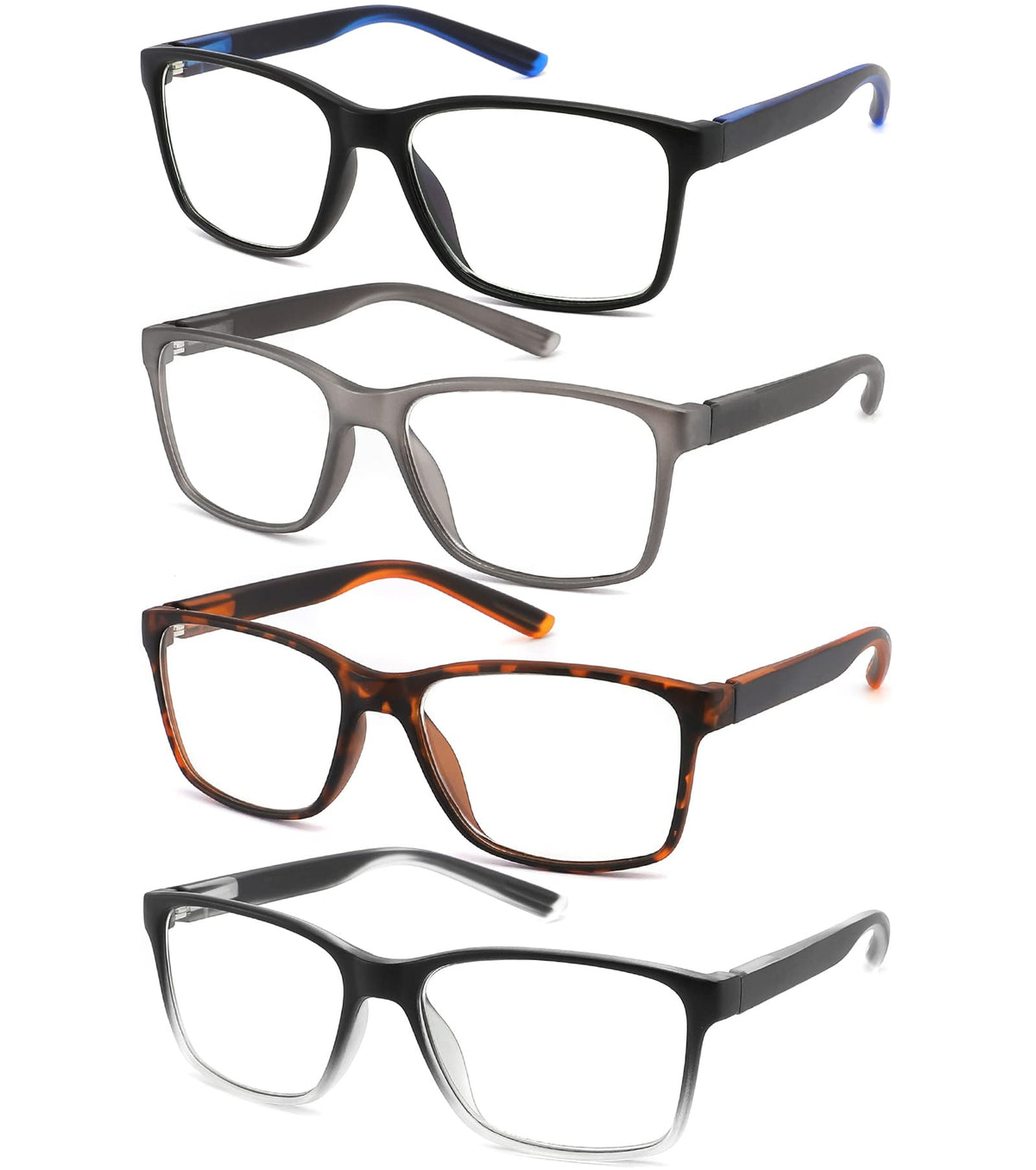 Readersoul blue light blocking glasses front view reduce screen glare for comfortable all-day wear
