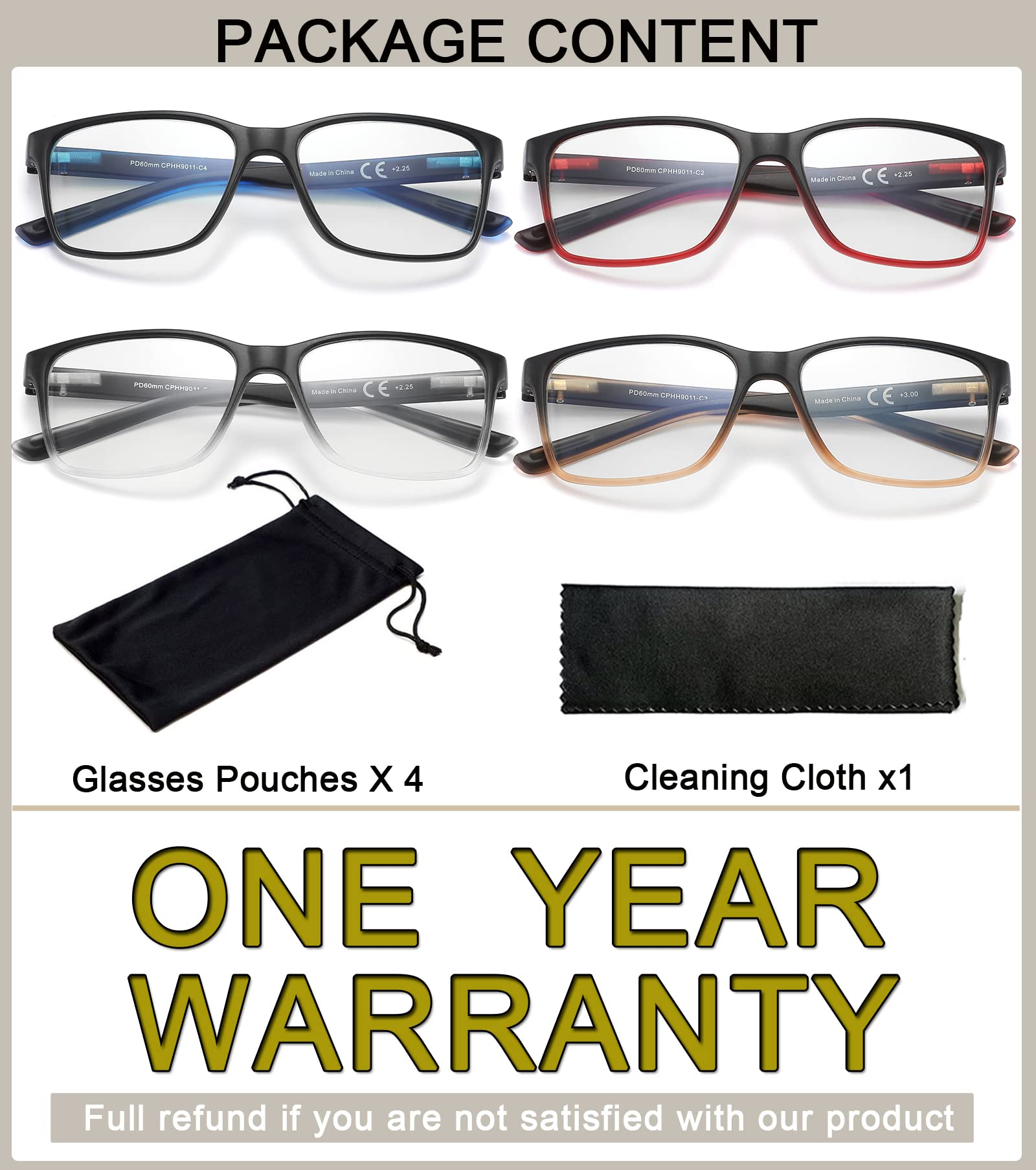 Readersoul two-tone design glasses offer stylish everyday wear.