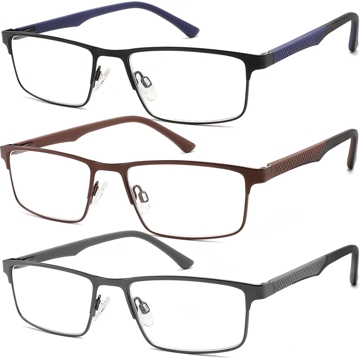 READITEASY 3 Pack reading glasses pack for easy daily use
