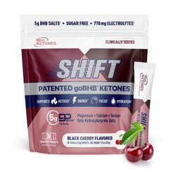 Real Ketones BHB exogenous black cherry drink enhances ketosis support