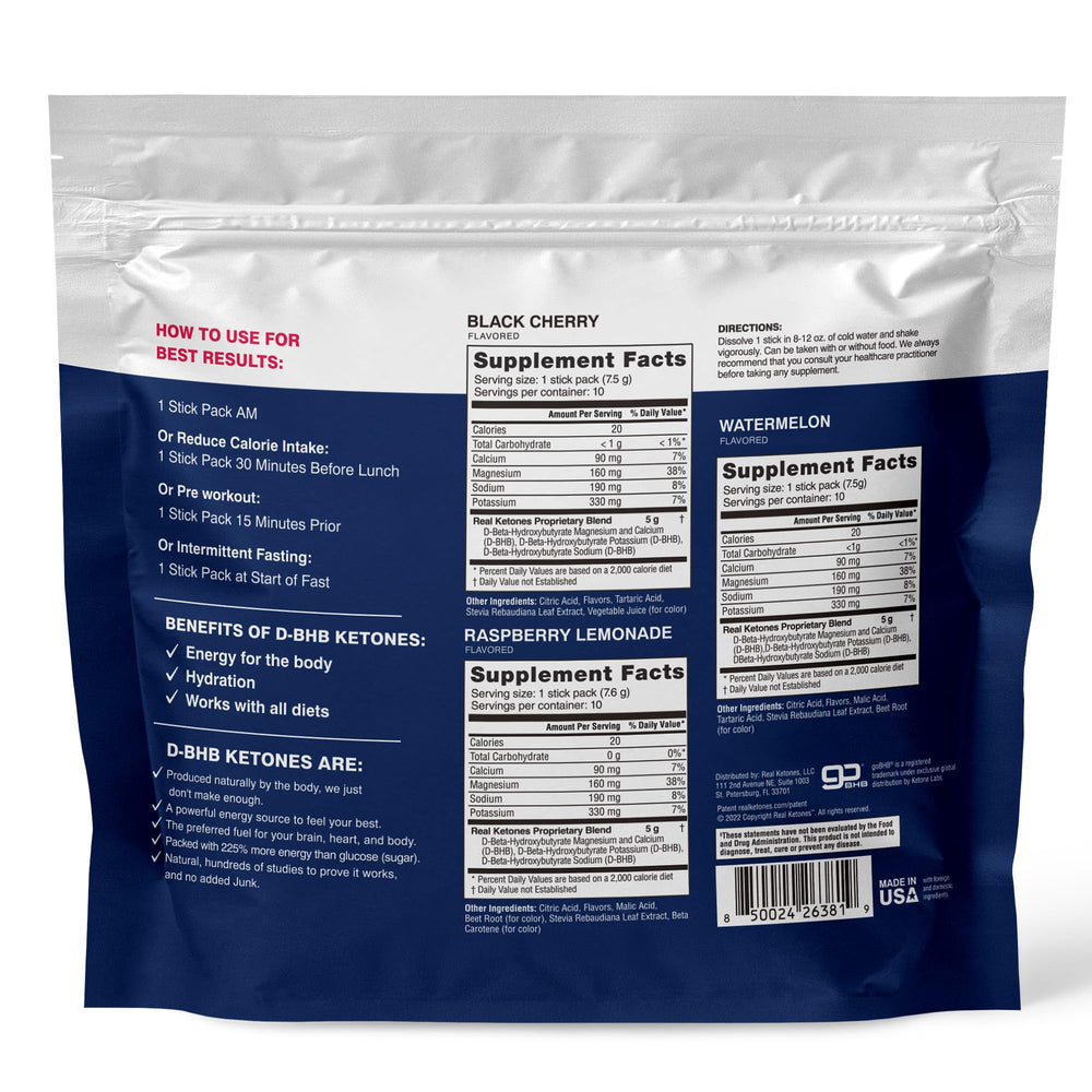 Real Ketones brand logo on a surface reinforcing brand trust