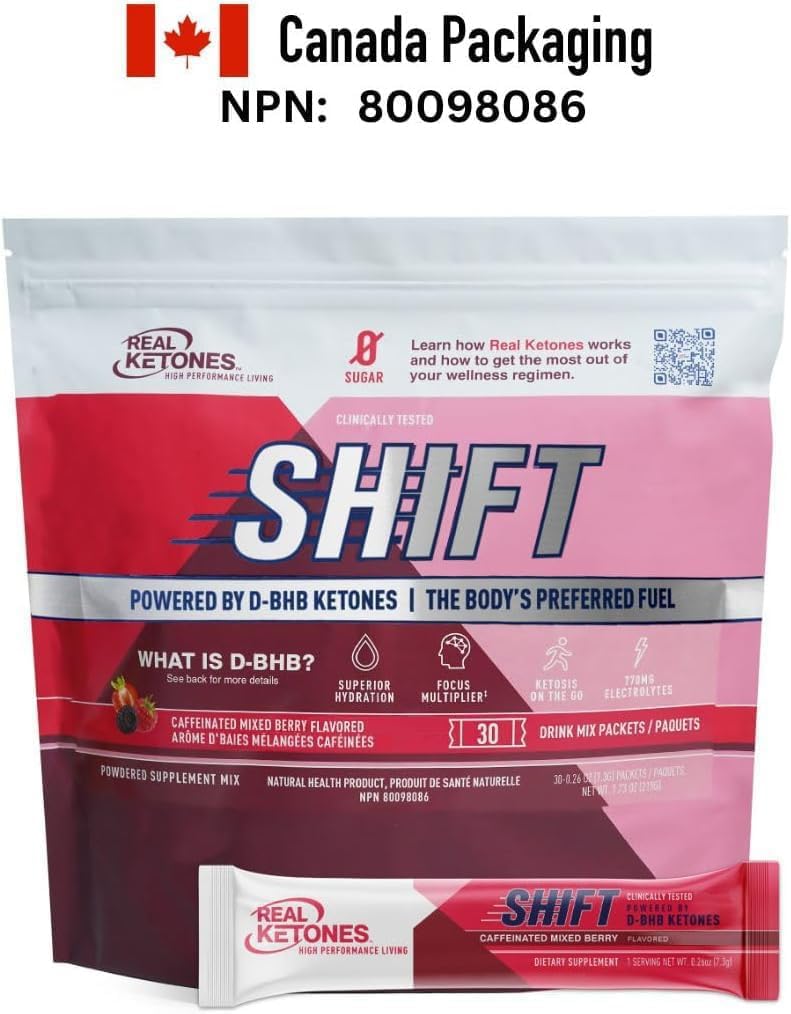 Real Ketones D-BHB patented keto fuel packets with modern lifestyle setup.