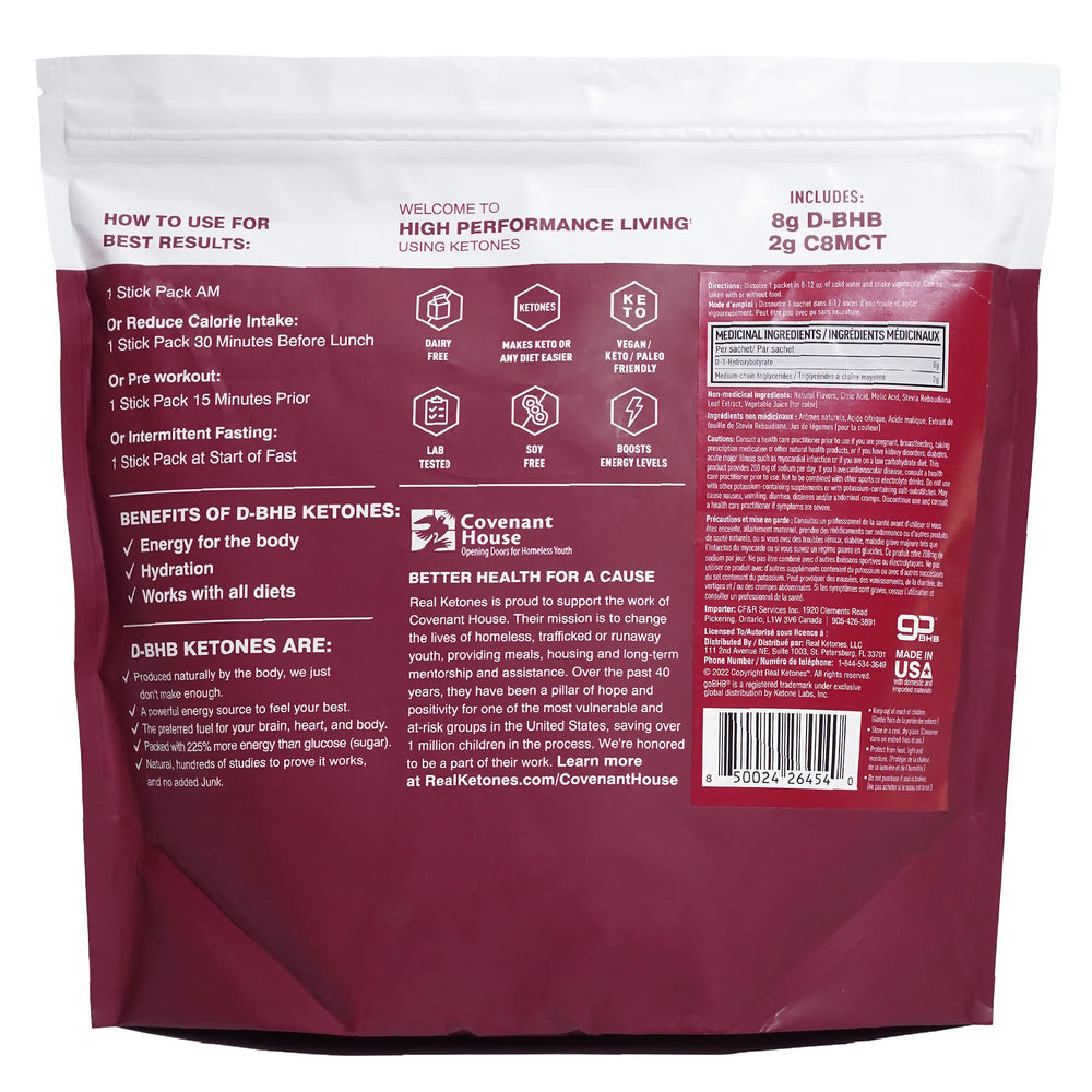 Real Ketones exogenous ketones powder bottle shown for convenient keto fuel.