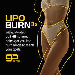 Real Ketones Lipo Burn capsules ready for daily use and focus.