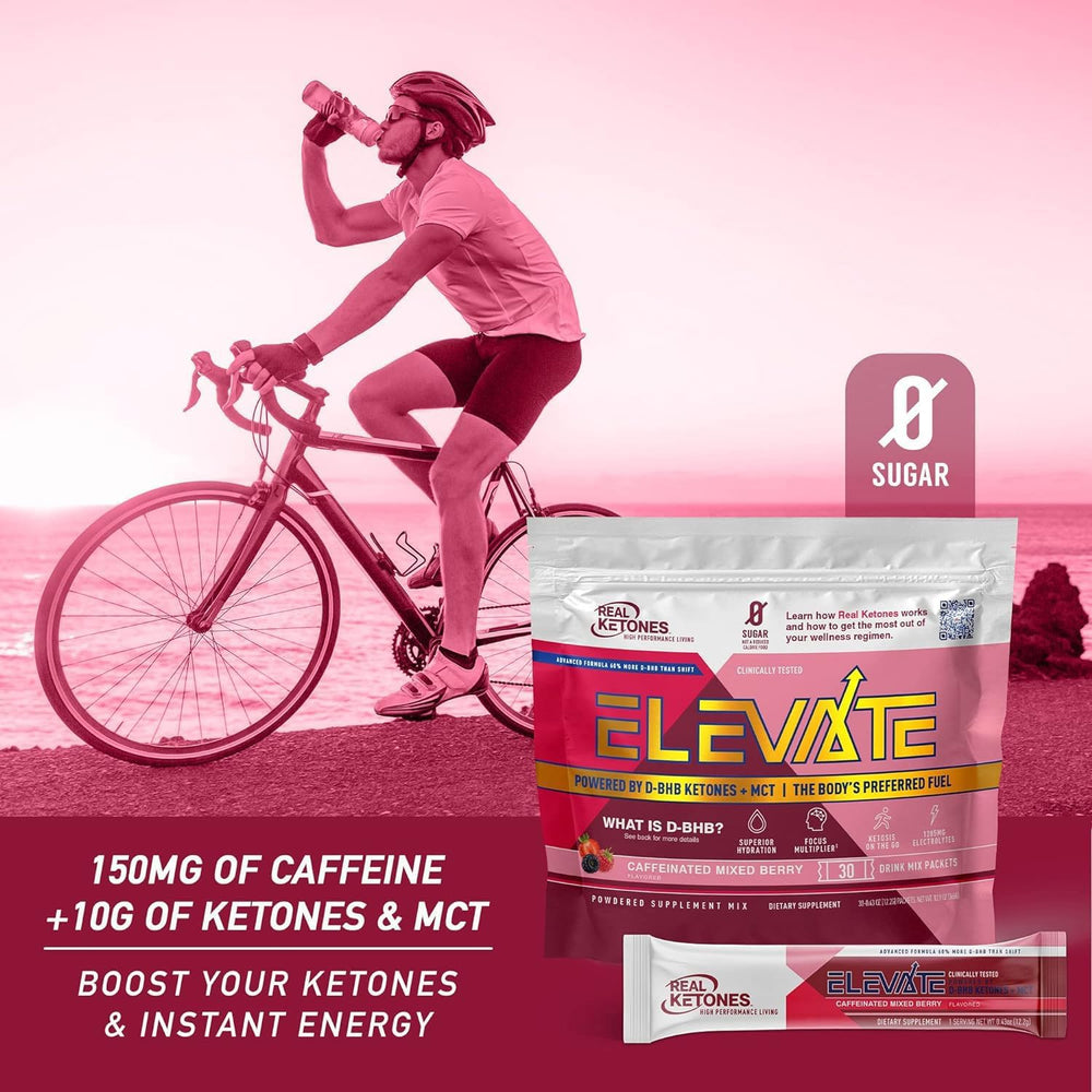 Real Ketones MCT oil C8 close-up emphasizes rapid absorption benefits.
