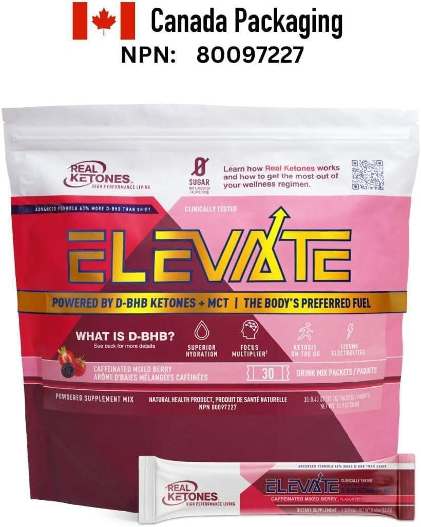 Real Ketones no-sugar berry recipe content suggests versatile mix ideas.