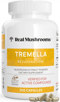 Real Mushrooms Tremella Capsules – Organic Tremella Extract from Fruiting Body (300 Count)