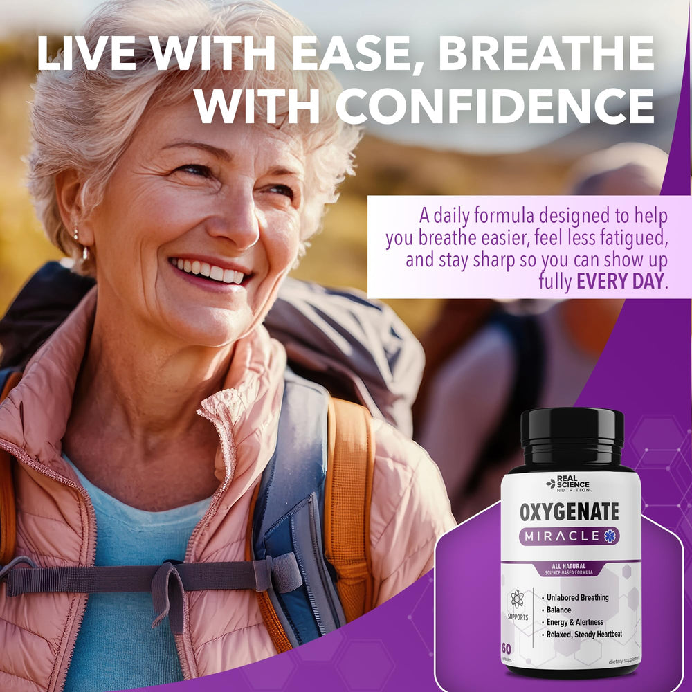 Real Science Oxygenate Miracle bottle-with-glass for workouts
