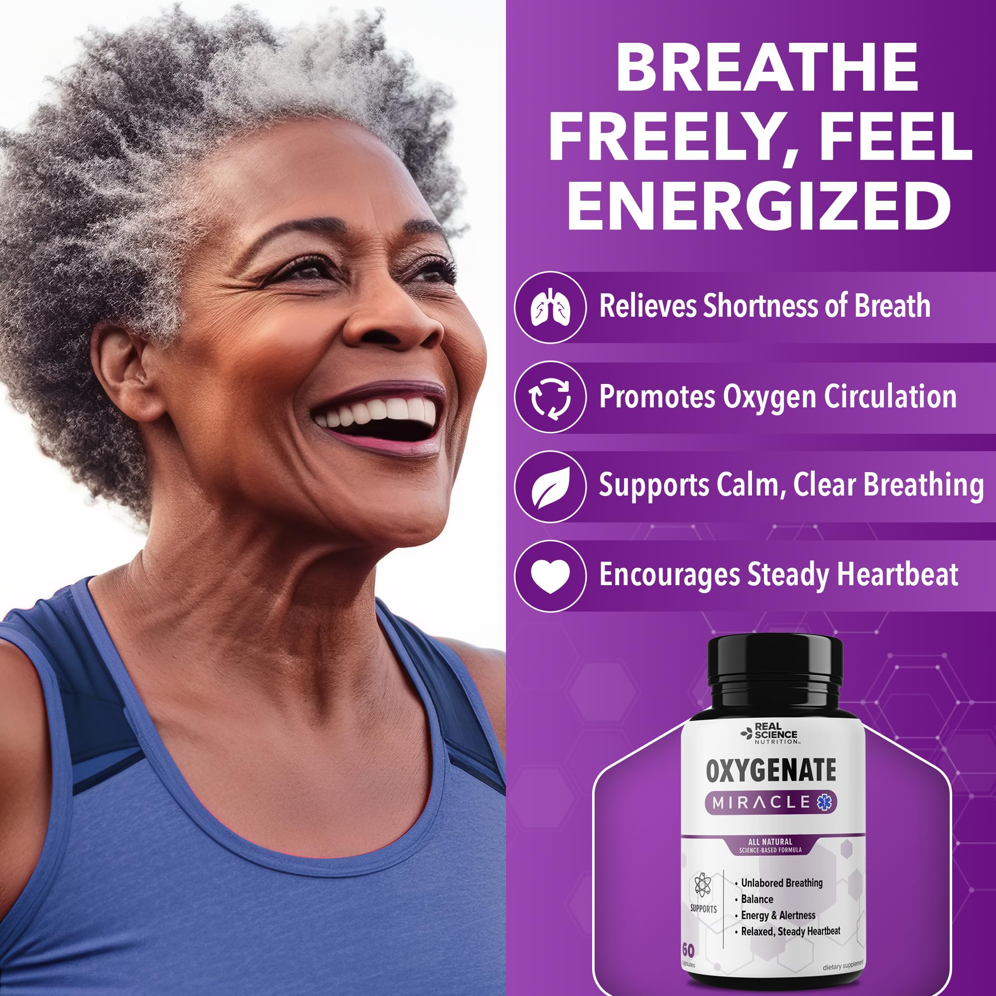 Real Science Oxygenate Miracle capsules-dispensed ready for daily use