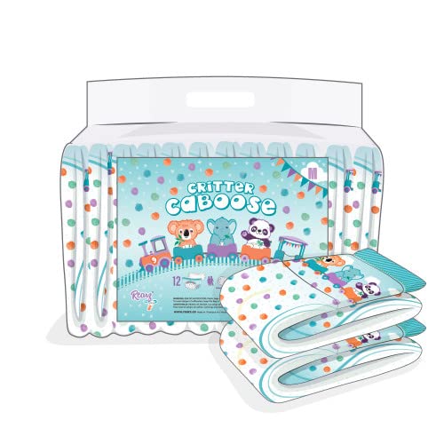 Rearz Critter Caboose Brief printed-character-snuggles-panda showcases XL size artwork.